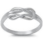 Sterling Silver Everlasting Knot Ring