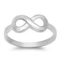 Lowest Price! Love Infinity Knot Solid Sterling Silver Ring (10)
