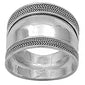 NEW BRAIDED BALI DESIGN BAND .925 Sterling Silver Ring Sizes 6-10