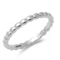 Plain Eternity Band .925 Sterling Silver Ring Sizes 4-10