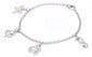 White Opal Sea Horse, turtle, Fish, & starfish .925 Sterling Silver Bracelets