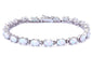 Oval White Opal .925 Sterling Silver Bracelet