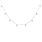 <span>CLOSEOUT!</span>Plain Hammered Disc  .925 Sterling Silver Necklace Three COLORS Available!
