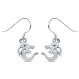 Om Symbol .925 Sterling Silver Earring