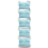 Simple Natural Larimar .925 Sterling Silver Pendant