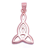Rose Gold Plated Celtic Design .925 Sterling Silver Pendant