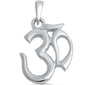 Om Symbol .925 Sterling Silver Pendant