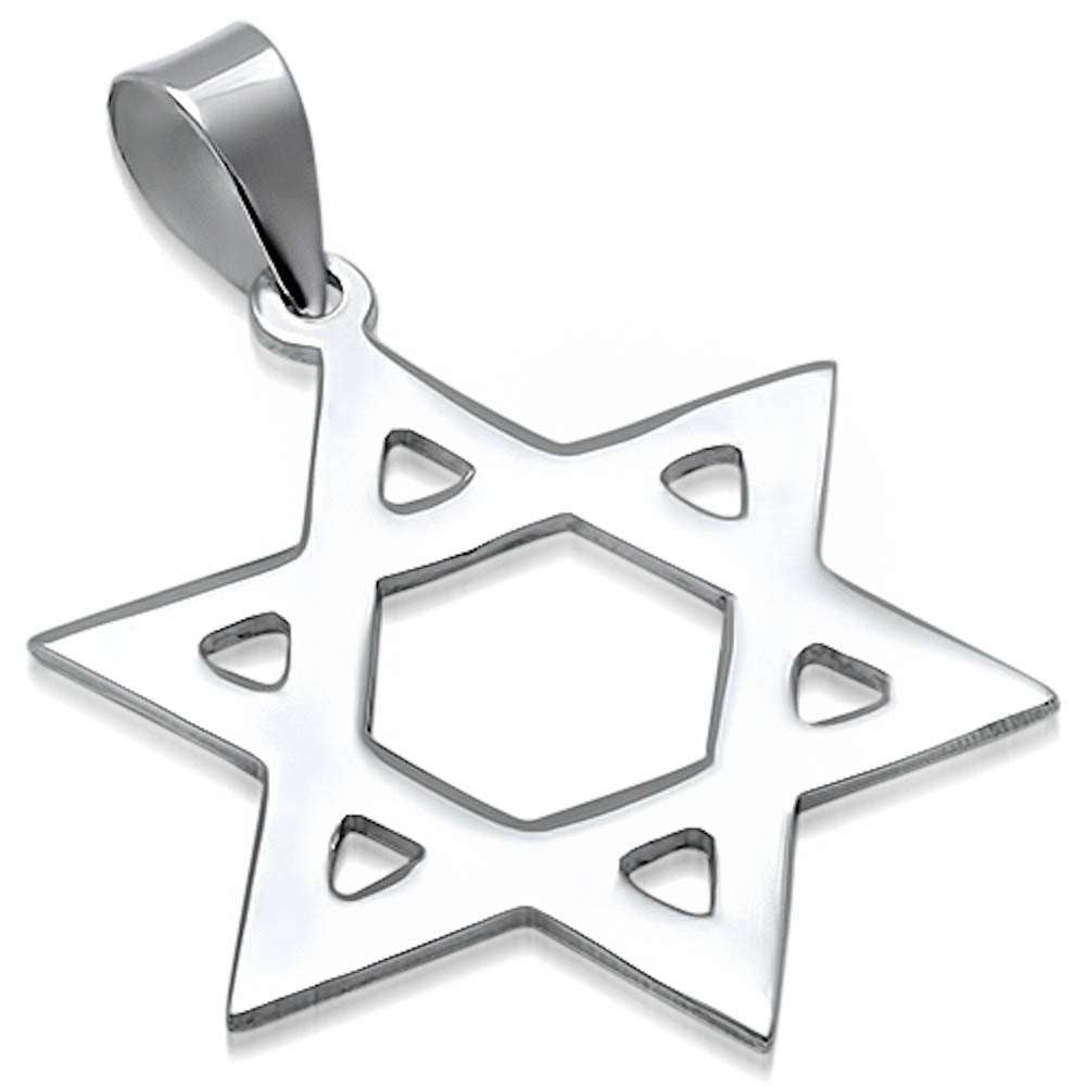 <span>CLOSEOUT! </span>Star of David .925 Sterling Silver Pendant