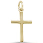 <span>CLOSEOUT! </span>Yellow Gold Plated Cross .925 Sterling Silver Pendant