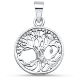 Plain Tree of Life .925 Sterling Silver Pendant