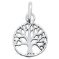 <span>CLOSEOUT! </span>Plain Tree of Life .925 Sterling Silver Pendant