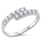 Fine Cz .925 Sterling Silver Ring sizes 5-10