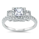 Fashion Ring with Cubic Zirconia .925 Sterling Silve