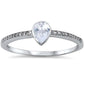 Cubic Zirconia Fashion .925 Sterling Silver Ring Sizes 4-10