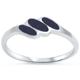 Black Onyx .925 Sterling Silver Ring