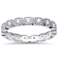 <span>CLOSEOUT!</span>Cz Eternity Band .925 Sterling Silver Ring