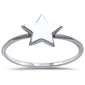 <span>CLOSEOUT!</span>Plain Star .925 Sterling Silver Ring