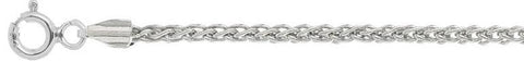 035-1.5MM Wheat/Spiga Chain .925 Solid Sterling Silver Available in 16"-20" inches