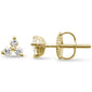 .15ct G SI 10K Yellow Gold Diamond Fashion Earrings