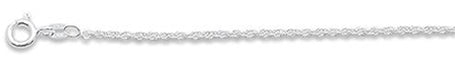 030-1.4MM Loose Rope Chain .925 Solid Sterling Silver Available in 16-24" NEW
