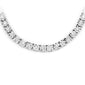 <span style="color:purple">SPECIAL!</span> 2.03ct G SI 14K White Gold Diamond Miracle Illusion Tennis Necklace 16"