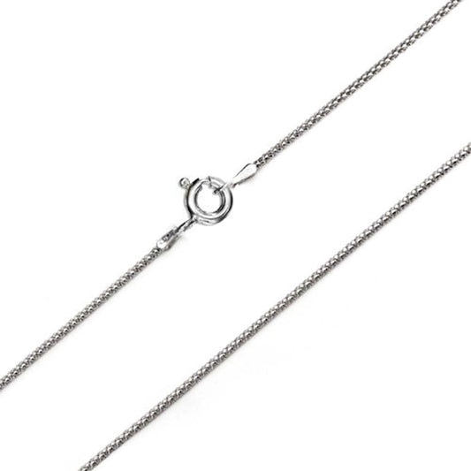 1.8MM Popcorn Chain Made in Italy .925 Sterling Silver Sizes 7-24" NEW