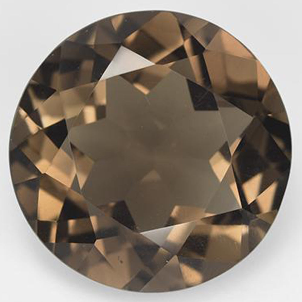 50CT Smoky Topaz Faceted Loose Gemstones –